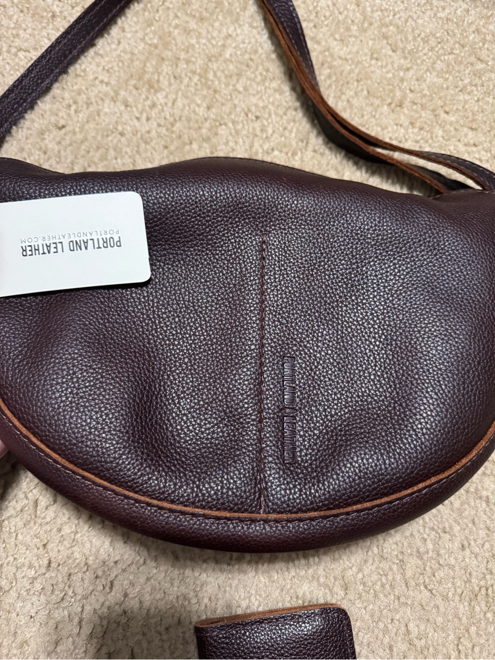PORTLAND LEATHER LARGE KOALA COLDBREW AND MATCHING WALLET - Picture 3 of 8
